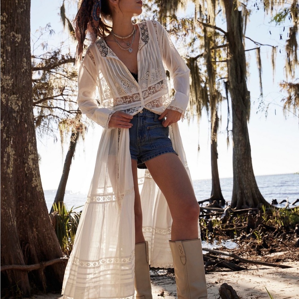 Free People keepsake Maxi top - Picture 2 of 6